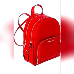 🎒 red MK Michael Kors backpack  🎒